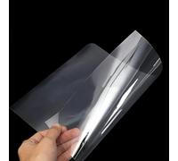 Feuille de film PET A3 transparente 420×300mm, épaisseur 0.05-0.5mm, panneau plastique flexible, idéale pour cadres photo, signalétique, affichage, bricolage et impression DTF(0.05MM-5Pcs)