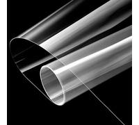 Feuille de film PET transparent PET | Transparent, plusieurs tailles : transfert, impression, plastification, travaux manuels, emballage, bricolage.(0.4mx100m)