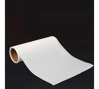 Feuille de film PTFE blanc haute résistance (300 x 500 mm), résistante à la température, aux acides et aux alcalis(0.1mm)