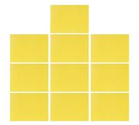 Feuille de Fondation pour Ruche Dadant 10 Pièces en Cire d'abeille | Surface Lisse, Couleur Jaune, pour Cadres de Ruche et Entretien, Usage Loisir Apicole