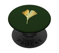 Feuille de Gingko (Jaune Vintage) Gingko PopSockets PopGrip Adhésif