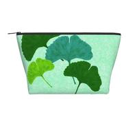 Feuille de Ginkgo Biloba Aquarelle, Trousse de Toilette Trousse de Maquillage Sac à cosmétiques Trousse de Toilette de Voyage Portable
