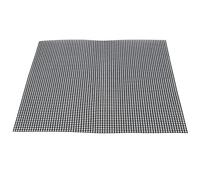 Feuille de Grille Antiadhésive de qualité Alimentaire, Tapis de Grille de Barbecue Multifonctionnel, Plaque de Cuisson pour Griller, Poêle Ovale Sûre et Résistante à la Chaleur