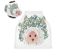 Feuille De Hérisson Housse de Canopée pour Poussette,Siège de Voiture pour Bébé Dais Siège Auto Couverture D'Allaitement Pare-Soleil Respirant Extensible pour Bébé