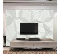 Feuille De Jardinage Simple Art Créatif Papier Peint 3d Moderne Soie Texturée Haut De Gamme IdéAl Pour Le Salon Et La Chambre à Coucher-430cm×300cm