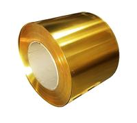 Feuille de laiton 0,02 mm d'épaisseur 100 x 1000 mm - Ductilité for pièces de précision et applications de soudage (1 pièce)
