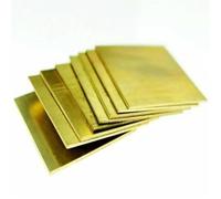 Feuille de laiton Cadre de plaque en laiton, modèle moule, construction bricolage, tampon, épaisseur feuille 0.5/0.8/1/1.5/2/3, 4 pièces robuste(0.8X100X150mm)