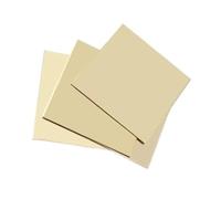 Feuille de laiton de 0,6 mm - Paquet de 4 feuilles métalliques faciles à découper for les projets de bricolage, d'ingénierie électrique et d'artisanat(50mm*200mm)