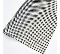 Feuille de maille de strass avec perles rondes de 3 mm autocollantes et cristal pour scrapbooking, loisirs créatifs et décoration murale - 24 x 40 cm
