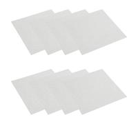 Feuille de Mica pour Micro-ondes 13x13cm, Lot de 8, Argenté