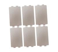 Feuille de Mica pour Micro-ondes 6 Pièces, Argenté, Isolation | Guide D’ondes, Pièce de Rechange pour Four, Usage Maison, Découpe Facile, Protection la Graisse