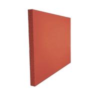 Feuille de mousse de caoutchouc silicone for l'étanchéité des éléments chauffants de machines, rouge, plusieurs tailles(290x380x8mm)