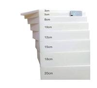 Feuille de mousse de rembourrage blanche, éponge haute densité 45D pour canapé, banquette, tabouret, matelas de sol, coussin pour chien, de tête de lit, loisirs créatifs, à découper