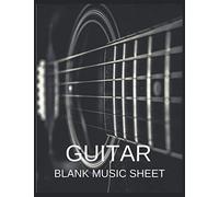 Feuille de musique vierge de guitare: Guitar Tab Paper Journal - Accord de guitare, portée standard
