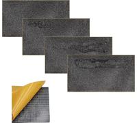 Feuille De Néoprène Adhésive Isolante,Lot De 4 Feuilles,Joint Adhésif,Caoutchouc Adhésif,Panneaux De Mousse De Polyuréthane,Caoutchouc Noir Epdm Expansé (Épaisseur 5mm,22 X 15 Cm)