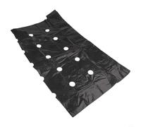 Feuille de paillage perforée en polyéthylène pour applications agricoles et horticoles avec ouvertures de plantation uniformes de 40 mm pour soutenir la croissance des cultures (10 m x 1,35 m)