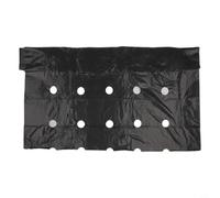 Feuille de paillage perforée en polyéthylène pour parterres de jardin et parcelles agricoles avec espaces de plantation préformés de 40 mm pour faciliter l'établissement et la croissance des cultures