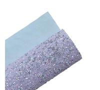 Feuille de paillettes en simili cuir PU