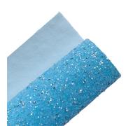 Feuille de paillettes en simili cuir PU