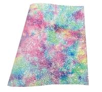 Feuille de paillettes en simili cuir PVC