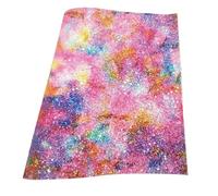 Feuille de paillettes en simili cuir PVC