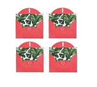 Feuille de palmier tropicale - Impression horizontale sur un seul côté - Papier nacré - Pour anniversaire, Halloween, Noël, Halloween, fête d'anniversaire, fête d'anniversaire