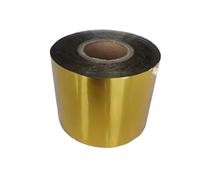 Feuille de papier transfert, Serviette en papier anodisé doré, 3 cm x 120 m, 11 couleurs, feuille d'estampage à chaud, transfert thermique(Gold)