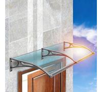 Feuille De Pare-Soleil De Support en Alliage D'aluminium De Fenêtre, Couverture De Protection D'avant-Toit, Auvents De Support en Aluminium, Longue Durée(120x160cm/47x63in)