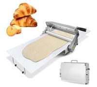 Feuille de pâte, épaisseur réglable de 0,5 à 25 mm, pour faire des croissants, du pain et des pizzas, idéal pour la pâtisserie domestique et professionnelle