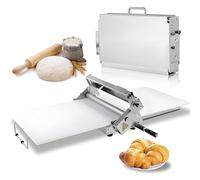Feuille de pâte pliable pour la fabrication de pâtisseries, réglage de l'épaisseur (0,1 à 25 mm), 3 fois plus rapide et pliable pour un rangement facile, parfait pour les croissants et les croûtes de