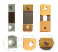Feuille de pendule en métal de rechange pour horloges mécaniques, adaptée pour améliorer la fluidité du balancement du pendule et l'apparence de l'horloge (21 × 8 mm)