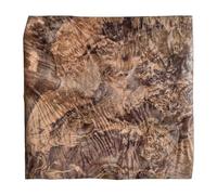 Feuille de placage en bois for meubles, décoration en loupe de noyer noir naturel, bricolage, sac à main, panneau de haut-parleur, artisanat de rénovation, 26x36cm