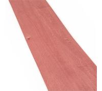 Feuille de placage en bois Rouleaux de placage décoratif en bois massif d'érable teinté (sans tissu non tissé) L: 2,5 mètres l: 18 cm T: 0,4 mm(Red)