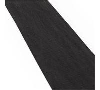 Feuille de placage en bois Rouleaux de placage décoratif en bois massif d'érable teinté (sans tissu non tissé) L: 2,5 mètres l: 18 cm T: 0,4 mm(Black)