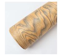 Feuille de placage en bois sculpté 250 cm x 55 cm, placage en bois exotique pour meubles de travail du bois, contreplaqué, art mural, décoration d'hôtel, bâtons en bois (1 feuille jaune, 0,25 mm-250