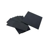 Feuille de plaque de graphite feuille de graphite haute pureté longueur 100 mm largeur 50 mm épaisseur 1-5 mm plaque d'électrode en graphite haute résistance résistant à la corrosion 5 pièces ( Size :