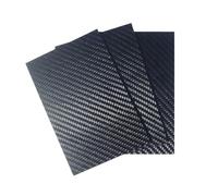 Feuille de plaque en Fiber de carbone 3K 240x385mm, épaisseur 0.5-5mm, panneau léger et Durable for l'aéromodélisme et les drones, 1 pièces(4.5mm Twill Matte)