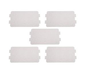 Feuille de plaque Mica pour four à -ondes, 4.6x2.5 pouces, feuille Mica universelle, couvercle guide d'onde, accessoire réparation remplacement, 5 pièces