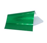 Feuille de plastification transfert holographique papier d'aluminium d'estampage à chaud d'or clair for la carte Noël d'artisanat d'art(Green 50pcs)
