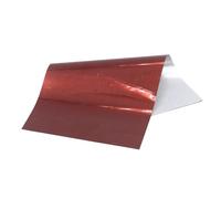 Feuille de plastification transfert holographique papier d'aluminium d'estampage à chaud d'or clair for la carte Noël d'artisanat d'art(Coffee 50pcs)