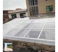 Feuille de plastique acrylique - Panneau de toiture en polycarbonate durable de 2 mm pour serres et abris de jardin