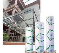 Feuille de plastique acrylique pour serre, revêtement de toiture imperméable et anti-UV pour couverture extérieure, remplacement du verre