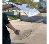 Feuille de plastique acrylique transparente légère - Panneau de toiture en polycarbonate, résistant aux chocs et incassable pour couverture de serre toutes saisons (0,8 x 5 m)