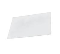 Feuille de plastique Lot de 10 plaques plates en PP givré, feuille plastique semi-transparente rectangulaire 200 à 297 mm longueur for décoration(210X148X0.5mm)