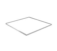 Feuille de plastique Lot de 5 plaques en PVC transparent, panneau plastique dur haute résistance for la conception graphique, épaisseur 0,3 à 2 mm(200x200x2mm)