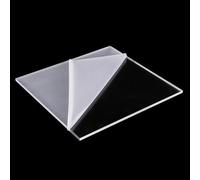 Feuille de plastique PC haute transparence 400 mm 300 mm, panneau rigide carré en polycarbonate for décoration intérieure, 1 pièce(300x300x12mm)