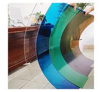 Feuille de plastique polycarbonate - Panneaux de serre 1mm imperméables et résistants aux UV - Plaques pour Toiture pour jardinage, Garage,Marquise,Serre et Enclos(Brown,0.50m x 15.0m)