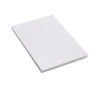 Feuille de plastique polyoxyméthylène mince, rigide, rectangulaire, blanc/noir, en acétal POM, 1 pièce(White,25x200x300mm)