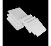 Feuille de plastique PTFE, Feuille de PTFE 100x50mm, blanche, faible friction, résistante à la chaleur, coupe facile, bricolage industriel, 0.3-2mm(0.3mm)