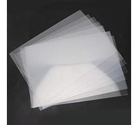 Feuille de Plastique Rétractable, 10 Pièces, Matériau de Fabrication Durable pour Bricolage, Fabrication de Porte-clés, Feuilles Thermorétractables Transparentes (0,3mm transparent - non